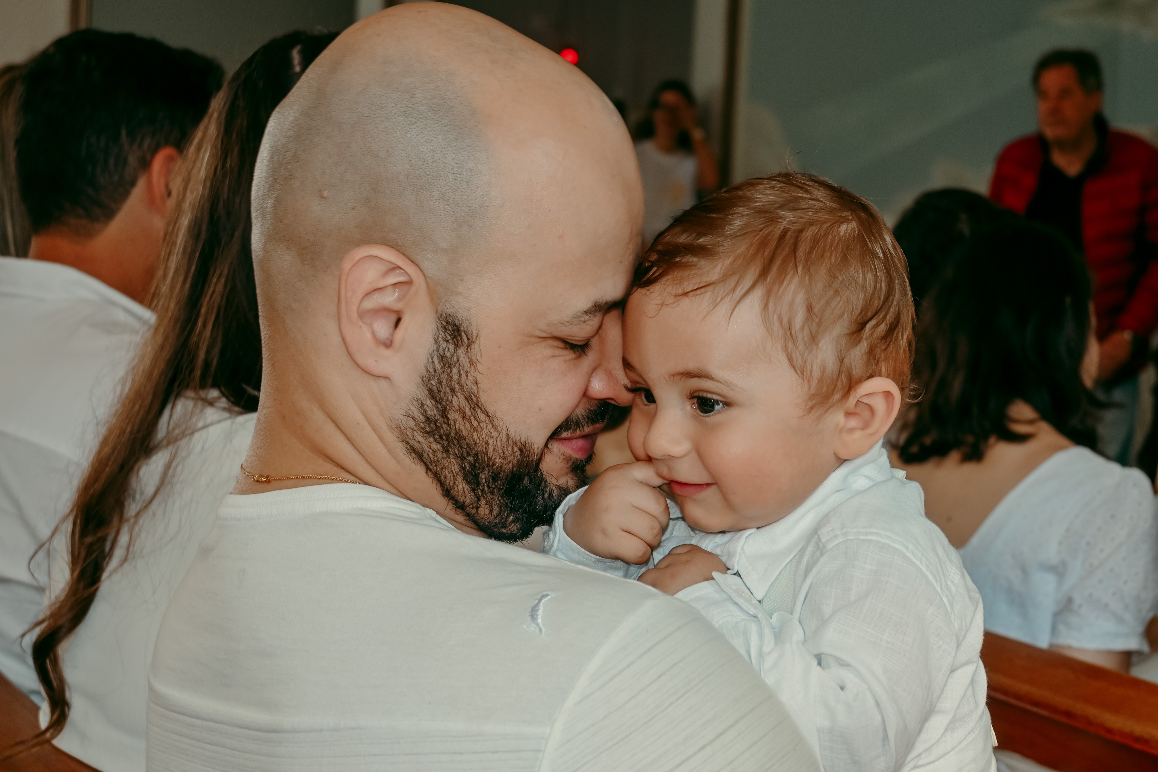 Ensaio gestante com emoção